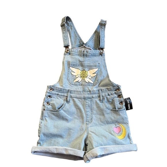 HOT Topic Pretty Guardian Sailor Moon Eternal Moon Article Shortalls size SM - Picture 1 of 13